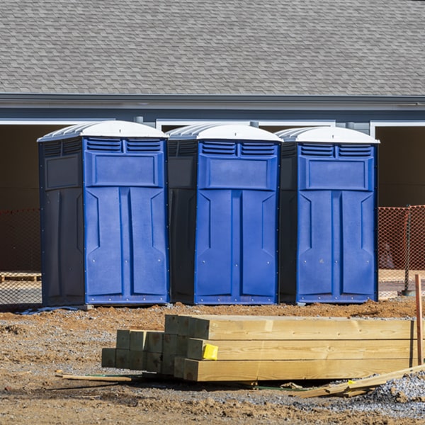 how can i report damages or issues with the portable toilets during my rental period in Endicott Nebraska